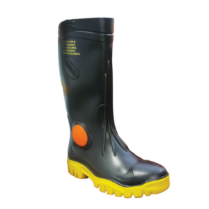 Maxisafe Foreman Black Gumboot with Safety Toe