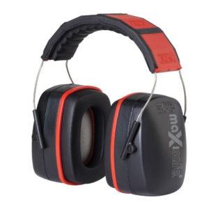 Maxisafe Red Rockman Earmuff - Class 5
