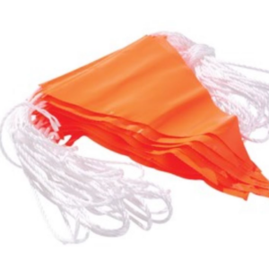 Maxisafe Orange Bunting Flag Line - 30m