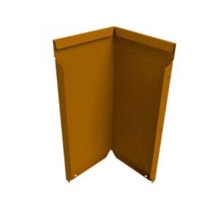 Straight Curve Pre-made Corner Weathered Steel